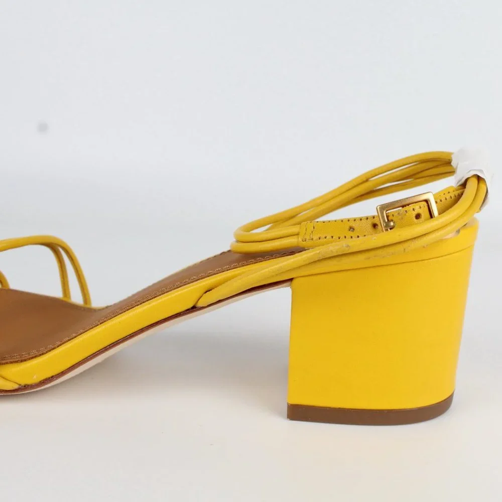 NEW Tory Burch Mini Benton Knot Strap Leather Sandals, US 7.5